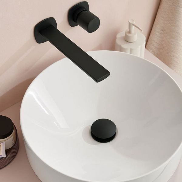 Vado Cameo Matt Black Universal Basin Waste #2