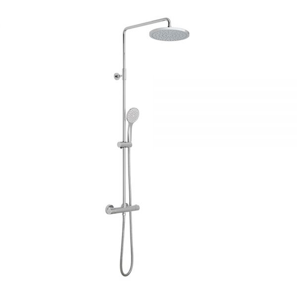 Vado Velo Round Thermostatic Shower Kit with Handset