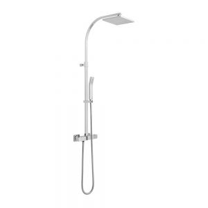Vado Velo Square Thermostatic Shower Kit with Handset