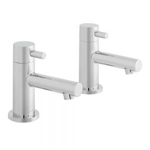 Vado Zoo Chrome Basin Pillar Taps