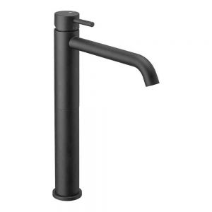 Vema Maira Matt Black Tall Basin Mixer Tap