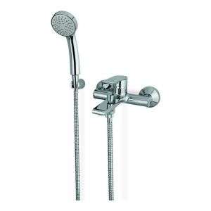 Vema Timea Chrome Wall Mounted Bath Shower Mixer Tap