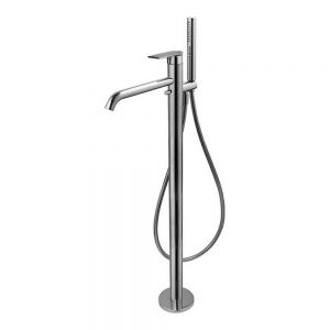 Vema Timea Chrome Floor Standing Bath Shower Mixer Tap
