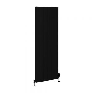 Eastbrook Vesima 1800 x 603 Matt Black Aluminium Designer Radiator