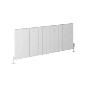 Eastbrook Vesima 600 x 1403 Matt White Aluminium Designer Radiator