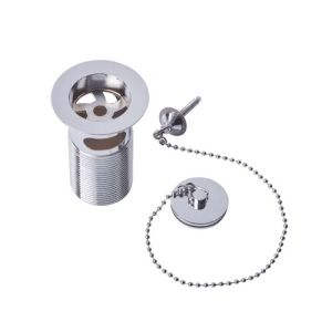 Tavistock Chrome Basin Waste with Plug Slotted