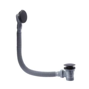 Tavistock Black Pop Up Bath Waste 670mm Length