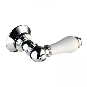 Bristan Cistern Lever 3 Chrome Plated with White Components W CL3 C WHT
