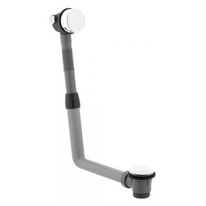 Vado Cameo Matt White Overflow Bath Filler Waste
