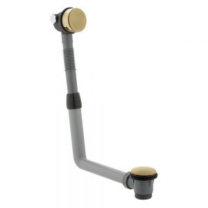 Vado Cameo Satin Brass Overflow Bath Filler Waste