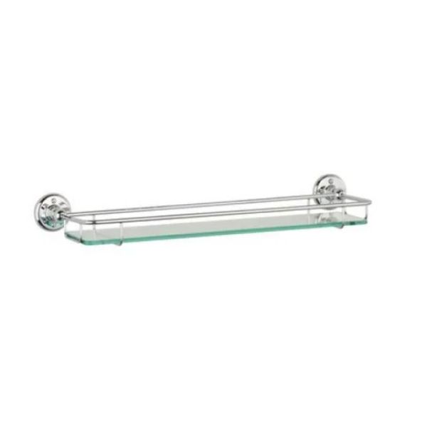 Tavistock Classic Chrome Glass Shelf