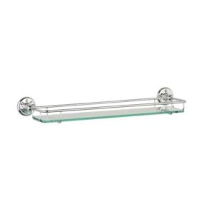 Tavistock Classic Chrome Glass Shelf