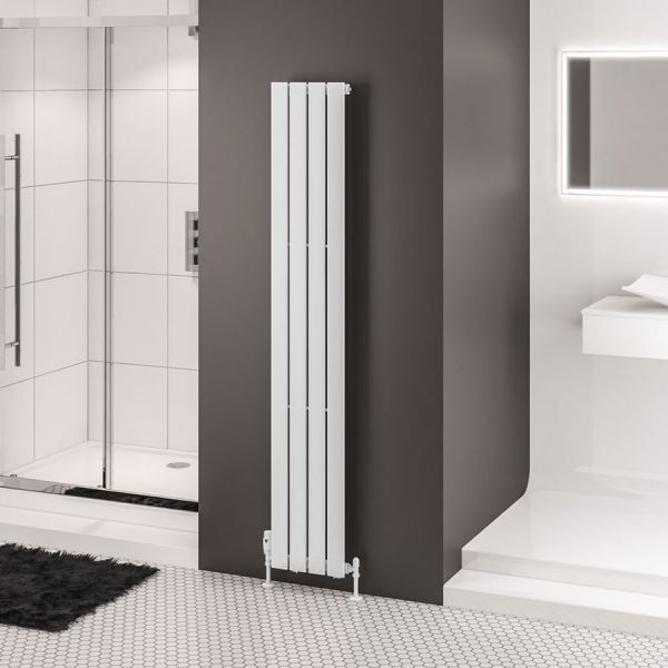 Eastbrook Warrington Type 10 1800 x 300 Gloss White Designer Radiator #2