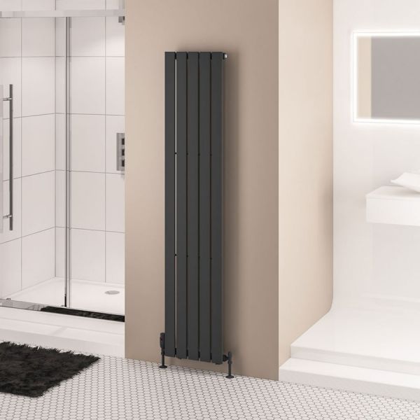 Eastbrook Warrington Type 10 1800 x 376 Matt Anthracite Designer Radiator #2