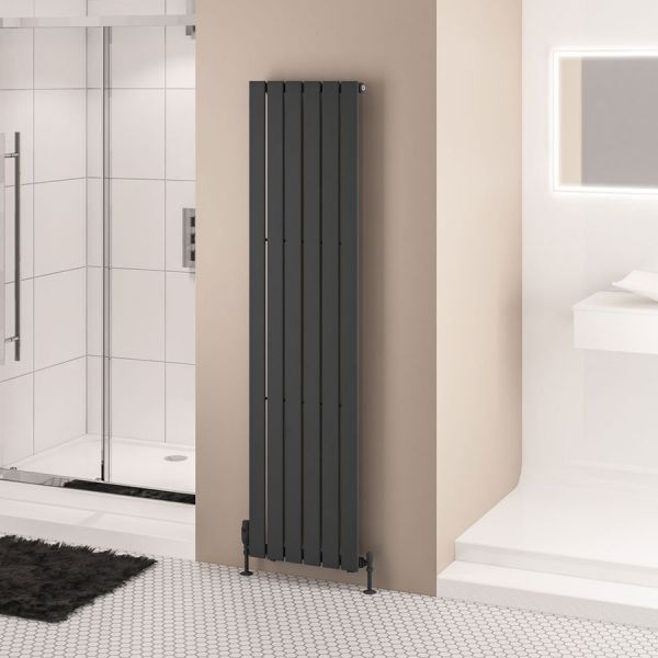 Eastbrook Warrington Type 10 1800 x 452 Matt Anthracite Designer Radiator #2