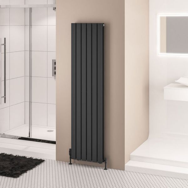 Eastbrook Warrington Type 20 1800 x 456 Matt Anthracite Designer Radiator #2