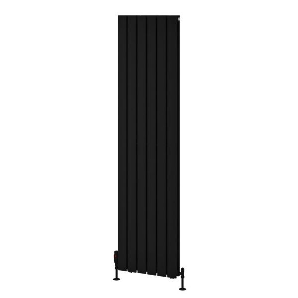Eastbrook Warrington Type 20 1800 x 456 Matt Black Designer Radiator