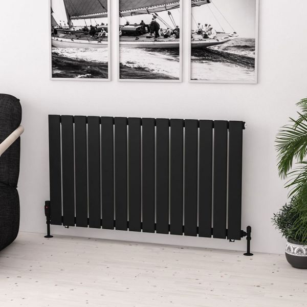 Eastbrook Warrington Type 10 600 x 1060 Matt Black Designer Radiator #2