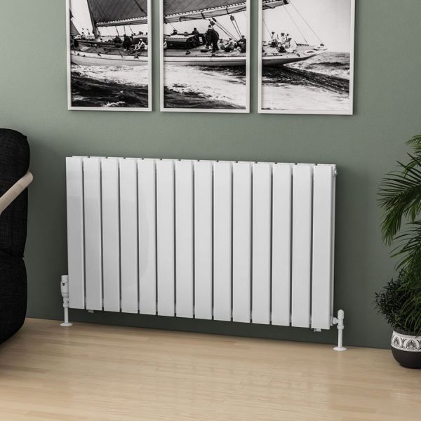 Eastbrook Warrington Type 20 600 x 1064 Gloss White Designer Radiator #2