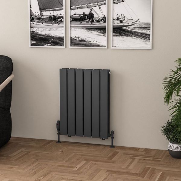 Eastbrook Warrington Type 20 600 x 456 Matt Anthracite Designer Radiator #2