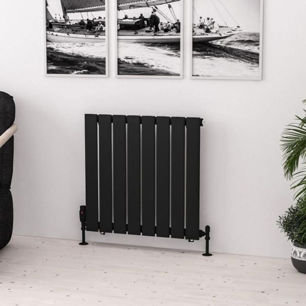 Eastbrook Warrington Type 10 600 x 604 Matt Black Designer Radiator #2