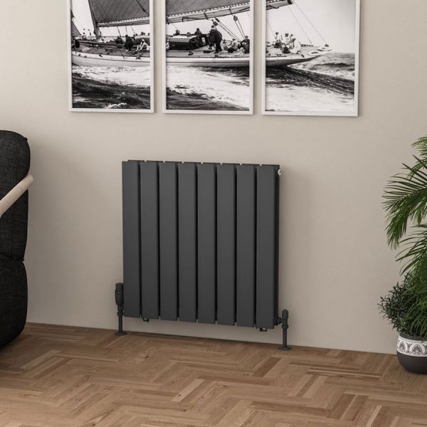 Eastbrook Warrington Type 20 600 x 608 Matt Anthracite Designer Radiator #2