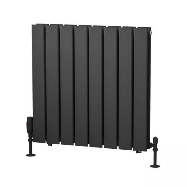 Eastbrook Warrington Type 20 600 x 608 Matt Anthracite Designer Radiator