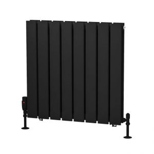 Eastbrook Warrington Type 20 600 x 608 Matt Black Designer Radiator