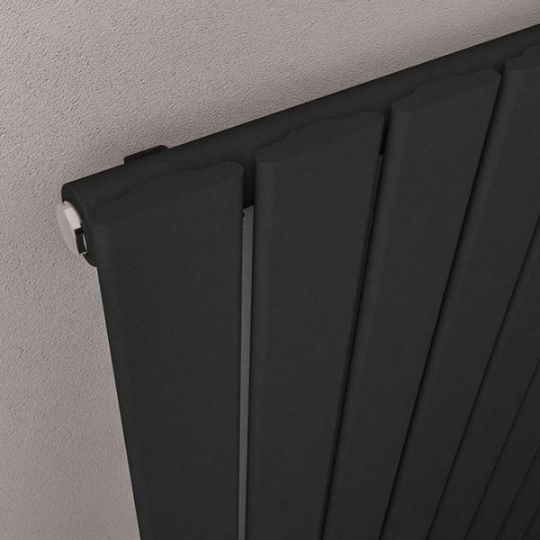 Eastbrook Warrington Type 10 600 x 832 Matt Black Designer Radiator #3