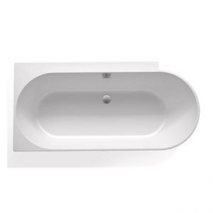 Waters Baths Ebb Hybrid 1590mm Left Hand Shower Bath