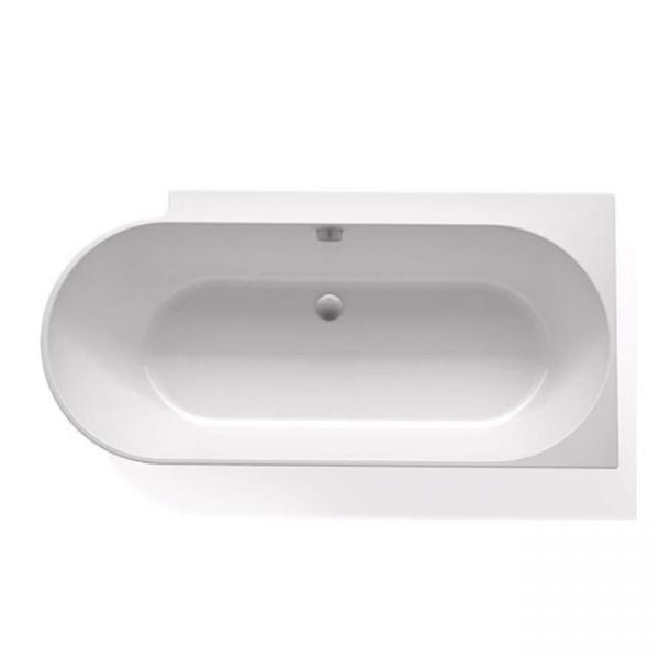 Waters Baths Ebb Hybrid 1590mm Right Hand Shower Bath