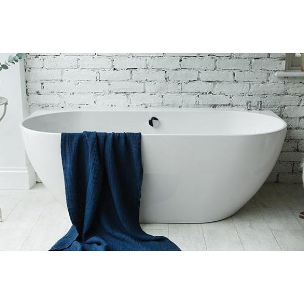 Waters Baths Loche 1660mm Back to Wall Double Ended Bath #4