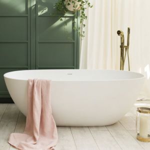 Waters Baths Cloud 1660mm Matt White Freestanding Bath