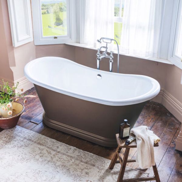 Waters Baths Darcy 1820mm Freestanding Boat Bath #4