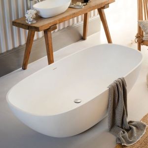 Waters Baths Dawn 1700mm Matt White Freestanding Bath