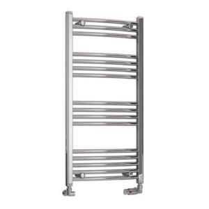 Eastbrook Wendover 1000 x 500 Curved Chrome Towel Rail