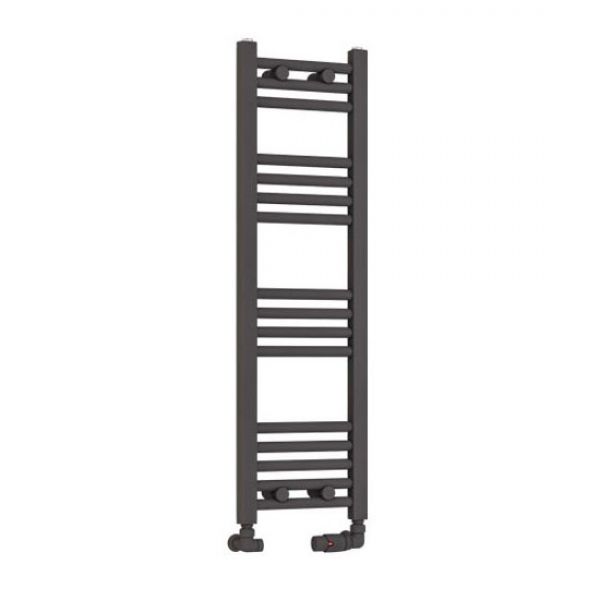 Eastbrook Wendover 1000 x 300 Straight Matt Anthracite Towel Rail