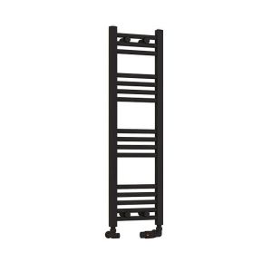 Eastbrook Wendover 1000 x 300 Straight Matt Black Towel Rail