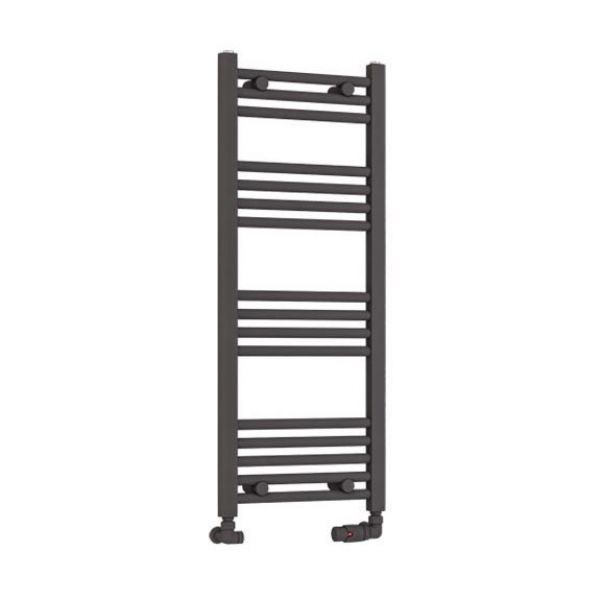 Eastbrook Wendover 1000 x 400 Straight Matt Anthracite Towel Rail