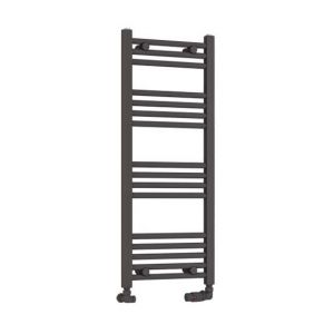 Eastbrook Wendover 1000 x 400 Straight Matt Anthracite Towel Rail