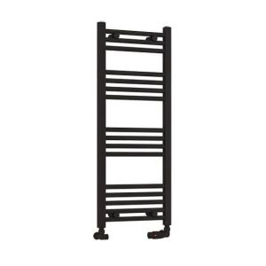 Eastbrook Wendover 1000 x 400 Straight Matt Black Towel Rail