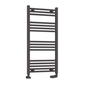 Eastbrook Wendover 1000 x 500 Straight Matt Anthracite Towel Rail