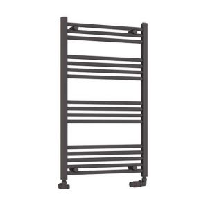Eastbrook Wendover 1000 x 600 Straight Matt Anthracite Towel Rail