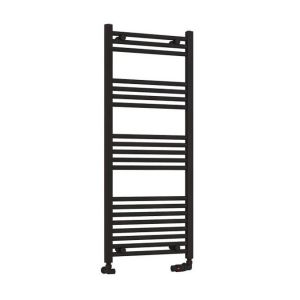Eastbrook Wendover 1200 x 500 Straight Matt Black Towel Rail
