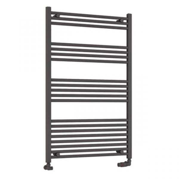 Eastbrook Wendover 1200 x 750 Straight Matt Anthracite Towel Rail