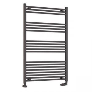 Eastbrook Wendover 1200 x 750 Straight Matt Anthracite Towel Rail