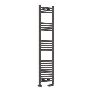 Eastbrook Wendover 1400 x 300 Straight Matt Anthracite Towel Rail
