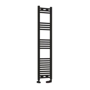 Eastbrook Wendover 1400 x 300 Straight Matt Black Towel Rail