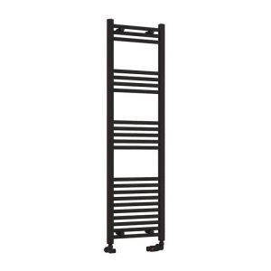 Eastbrook Wendover 1400 x 400 Straight Matt Black Towel Rail