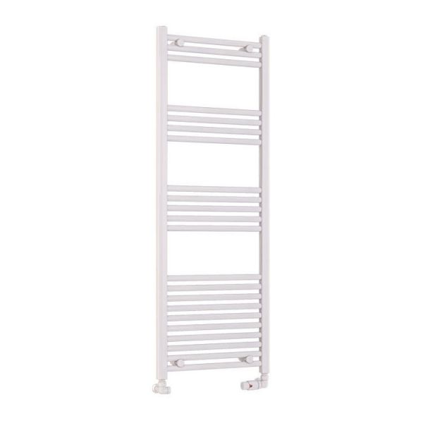 Eastbrook Wendover 1400 x 500 Straight Gloss White Towel Rail
